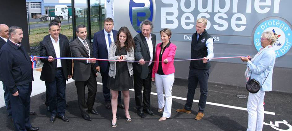Soubrier Besse - Saint Flour - Les nouveaux bâtiments de l'entreprise sanfloraine inaugurés vendredi au Rozier-Coren.