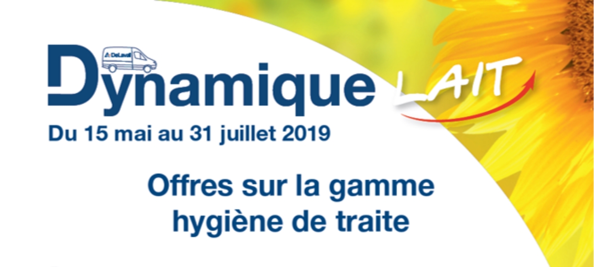 Soubrier Besse - Saint Flour - Dynamique Lait - Offres du 1er Mai au 31 Juillet 2019 - Offres sur la gamme hygiène de traite