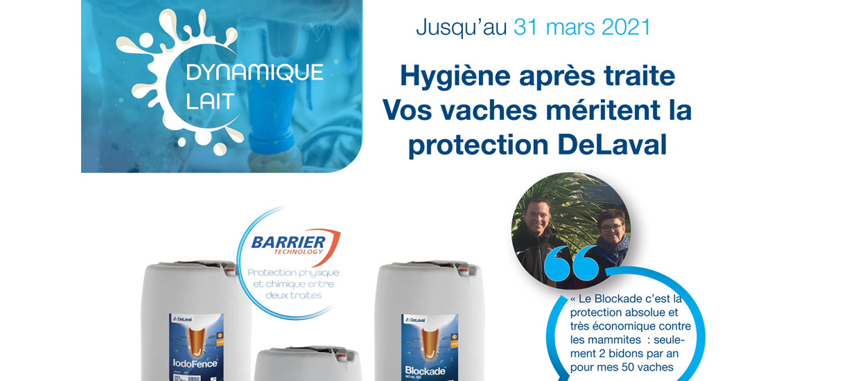 Soubrier Besse - Saint Flour - Hygiène - Offres du 1er Janvier au 31 Mars 2021 - Dynamique Lait